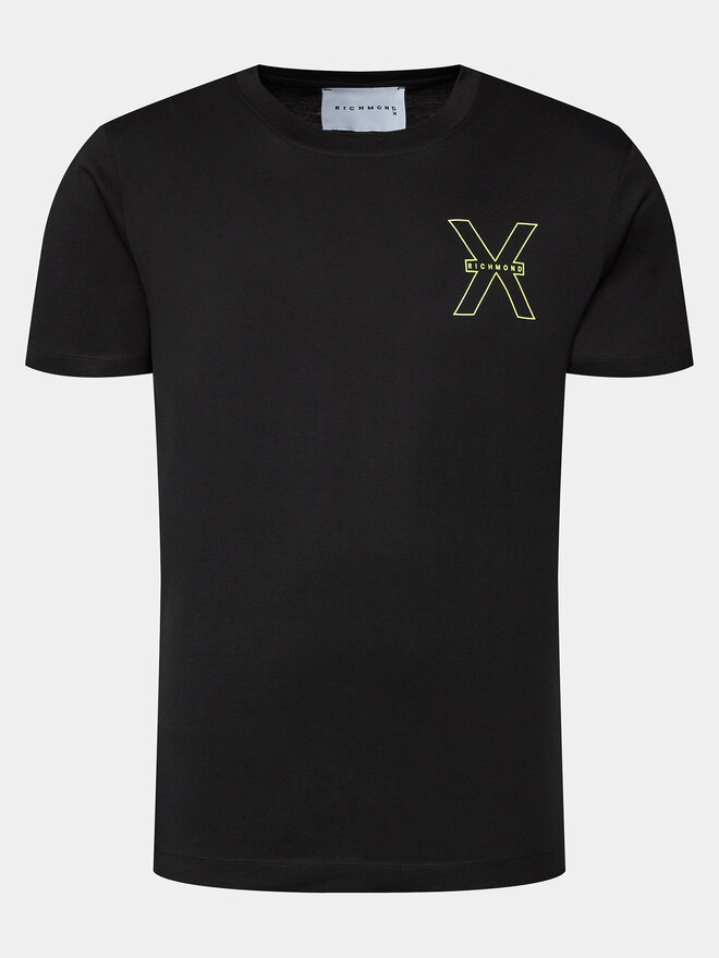 Richmond X Richmond X T-Shirt Rached UMP24031TS Μαύρο Regular Fit