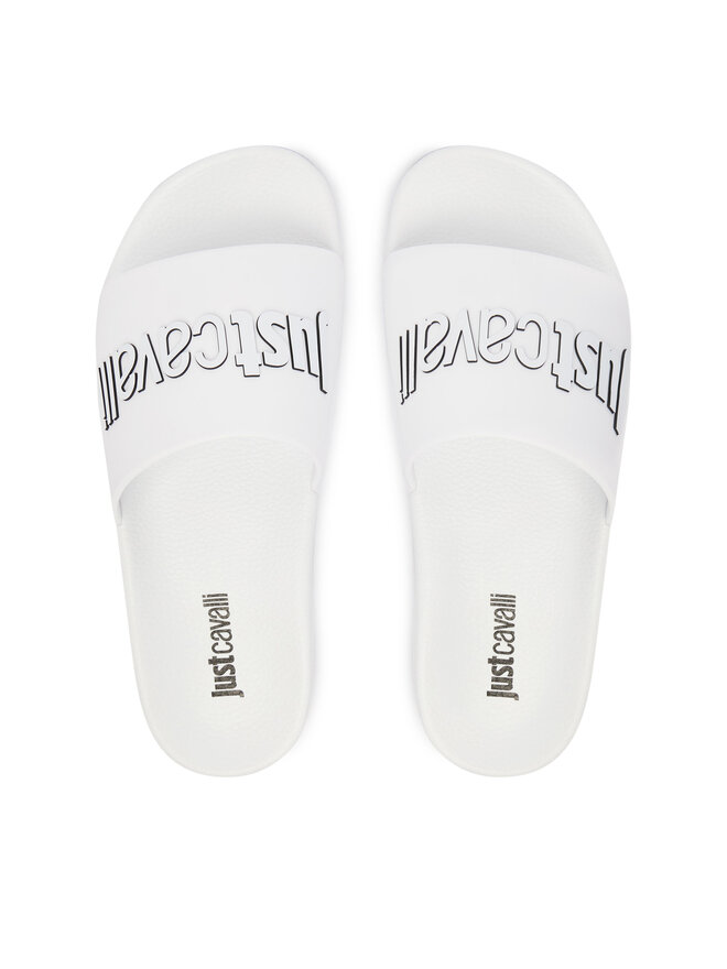 Just Cavalli Шльопанці Just Cavalli 80RA3SZ1 ZSE50 Білий