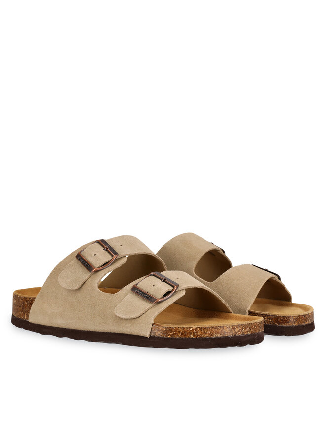 CRUZ Pantoletten CRUZ Cosimo Leather CR252323 Beige
