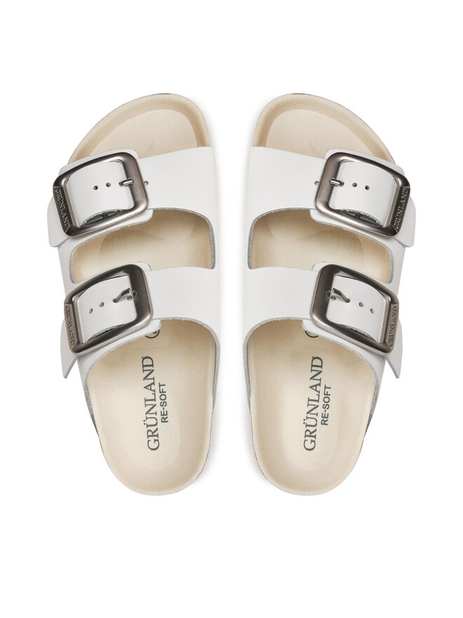 Grünland Pantoletten Grünland Enny CB3272-70 Weiß