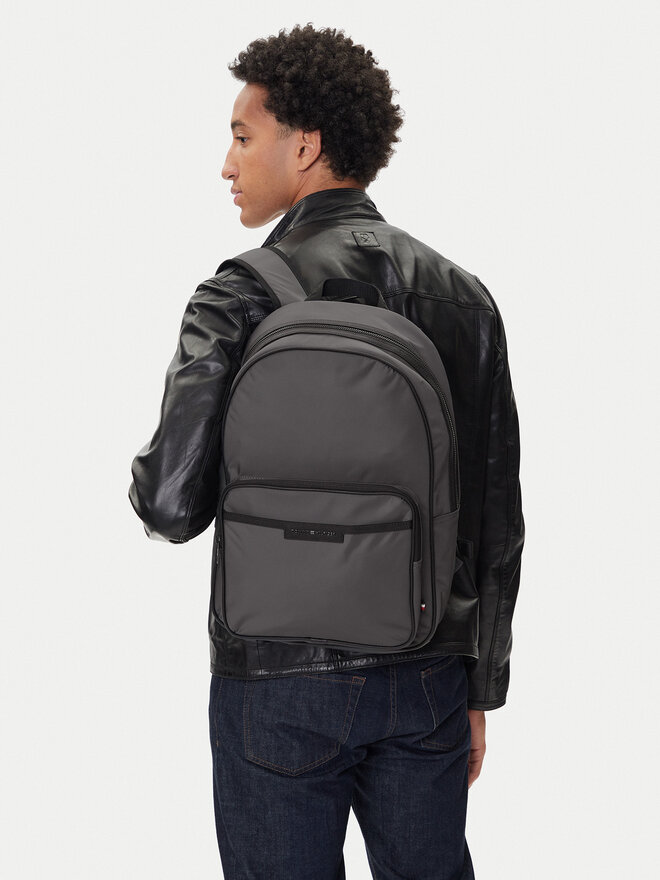 Tommy Hilfiger Раница Tommy Hilfiger Th Repreve Backpack AM0AM13464 Сив
