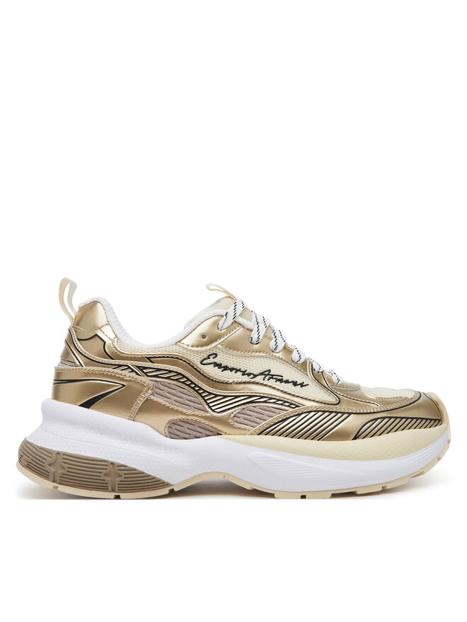 Emporio Armani Sneakersy Emporio Armani X3X238 XR388 00194 Złoty