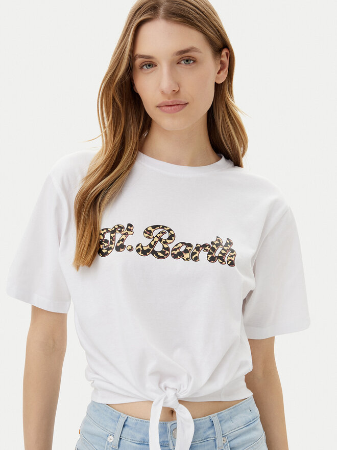 Silvian Heach Silvian Heach Camiseta Knippi GPP25190TS Blanco Regular Fit