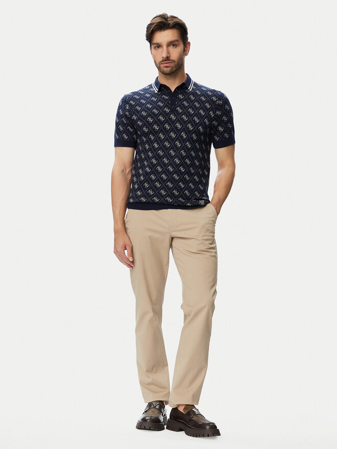 Guess Guess Поло M6YR10 Z0915 Cиній Regular Fit