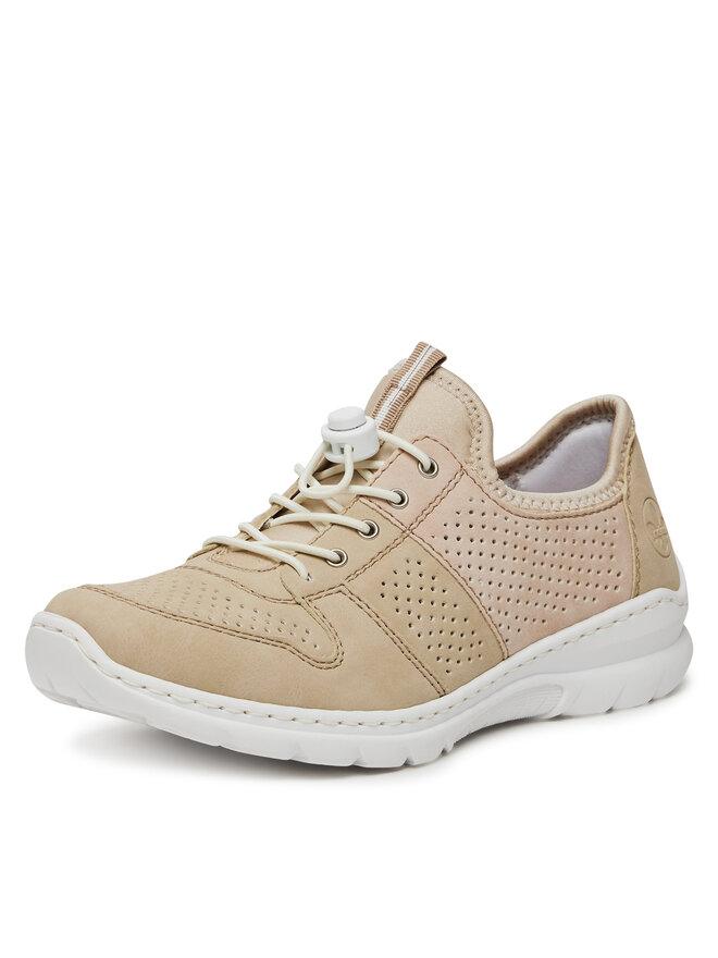 Rieker Sneakersy Rieker L3254-62 Béžová