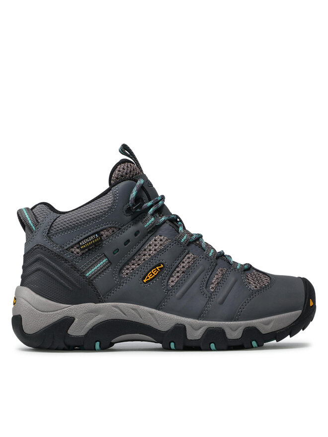 Trekkingi Keen Koven Mid Wp 1020212 Szary | eobuwie.com.pl