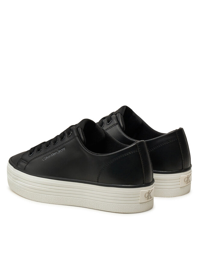 Calvin Klein Jeans Sneakers Calvin Klein Jeans Bold Vulc Flatf Low Lth In YW0YW01633 Negru