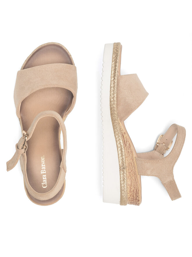 Clara Barson Espadrilles Clara Barson WS2189-15 Goldfarben