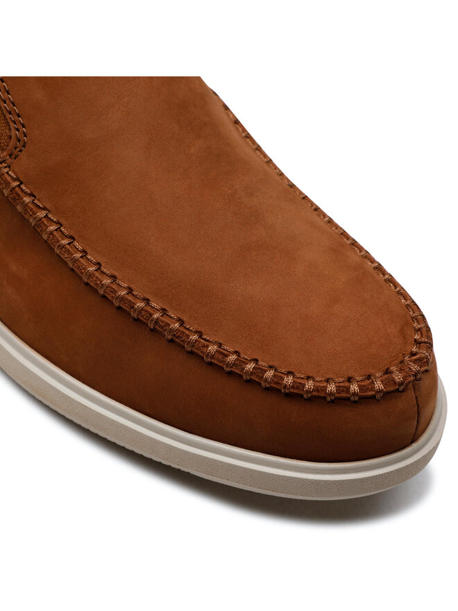 Clarks Halbschuhe Clarks Bratton Slip 261649937 Braun