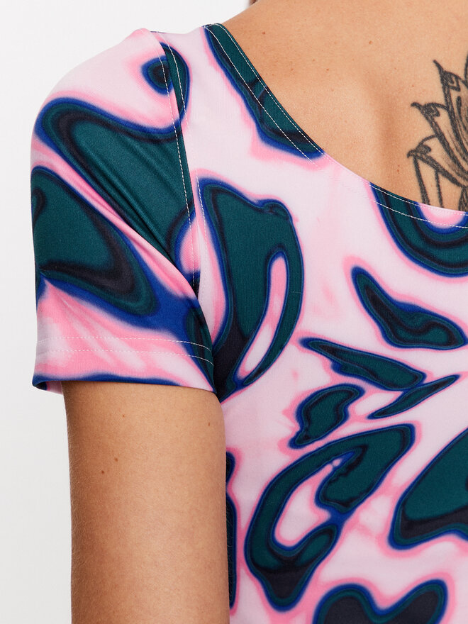 adidas adidas Marškinėliai IM2566 Rožinė Loose Fit