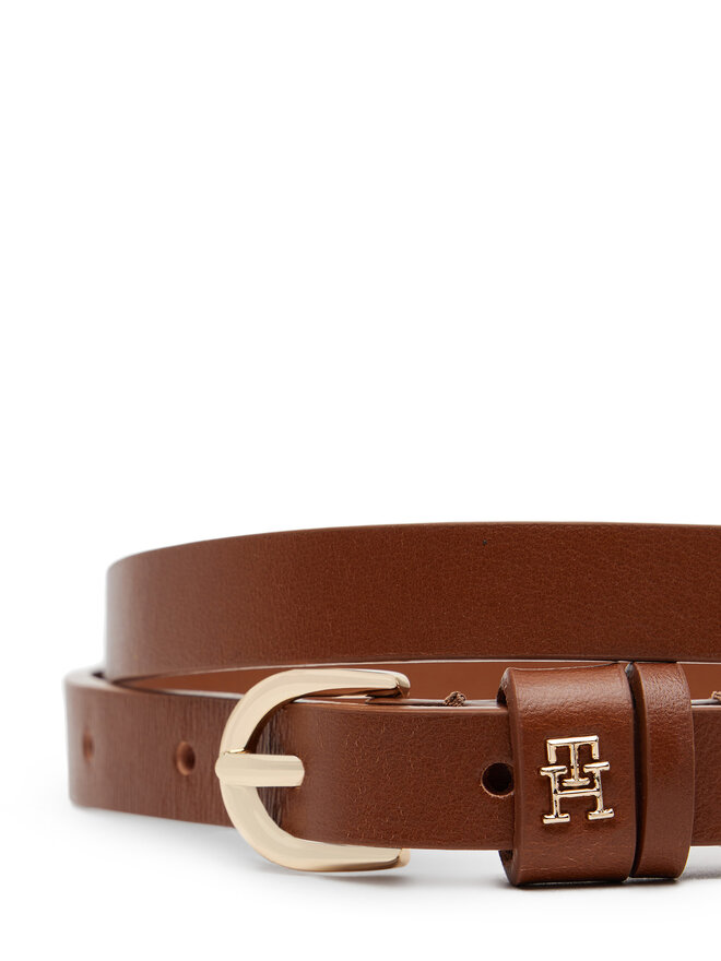 Tommy Hilfiger Ζώνη Γυναικεία Tommy Hilfiger Essential Effortless 1.5 AW0AW17246 Καφέ