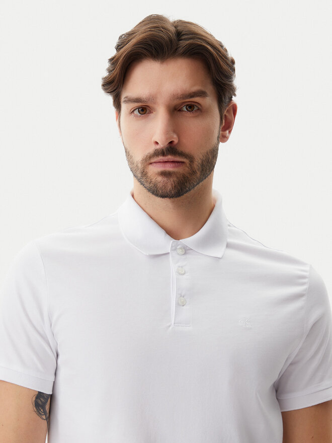 Calvin Klein Jeans Calvin Klein Jeans Polo marškinėliai LV040HM281 Balta Regular Fit
