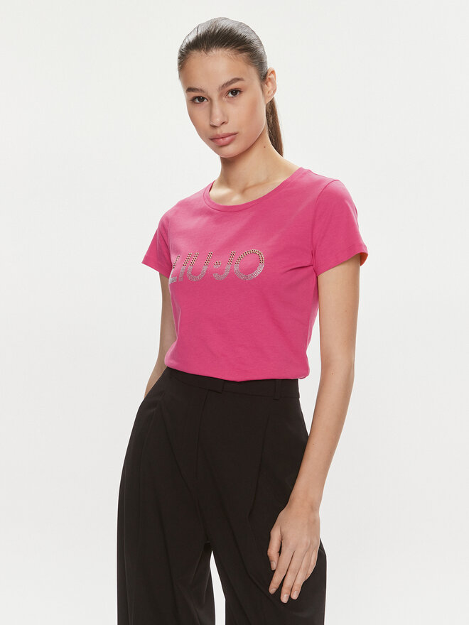 Liu Jo Liu Jo Футболка VA4216 JS923 Рожевий Regular Fit