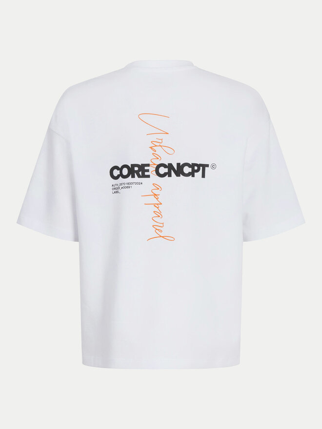 Jack&Jones Junior Jack&Jones Junior Marškinėliai Concept Text 12263245 Balta Relaxed Fit