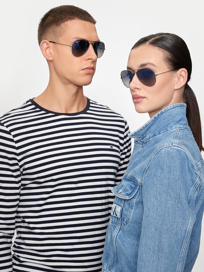 Ray-Ban Okulary przeciwsłoneczne Ray-Ban Aviator 0RB3025 004/78 Szary