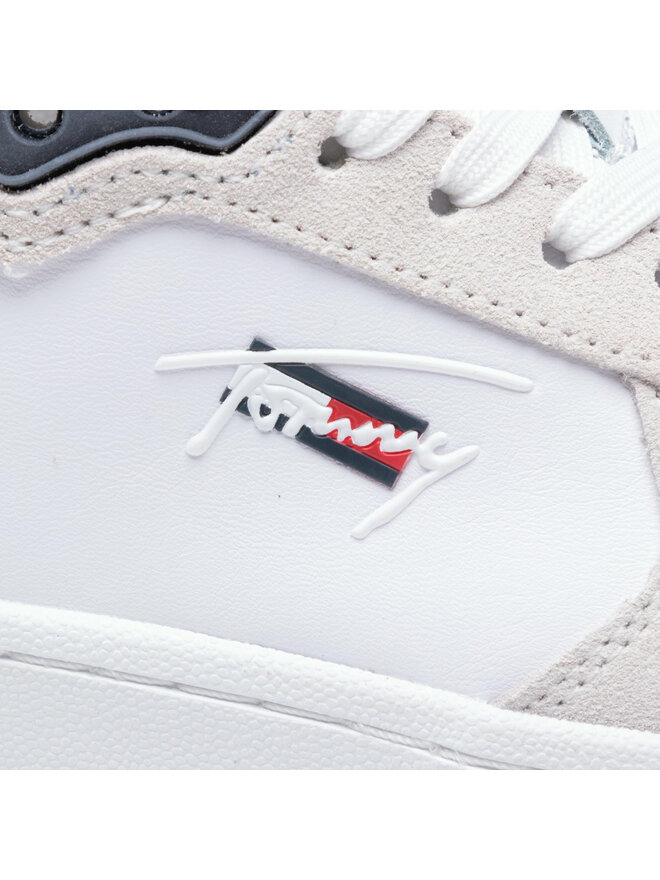 Tommy Jeans Sneakers Tommy Jeans Iconic Flatform EN0EN01421 Weiß