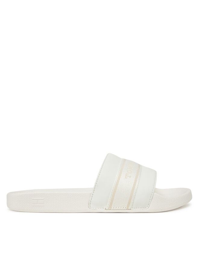 Tommy Hilfiger Шльопанці Tommy Hilfiger Hilfiger Poolside With Webbing FW0FW08529 Білий