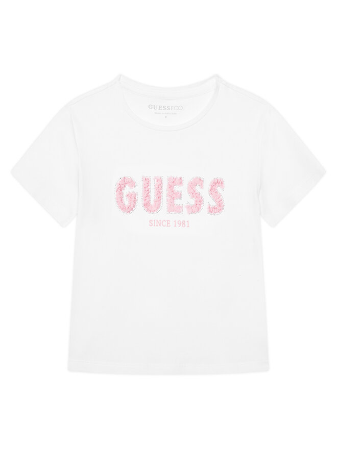 Guess Guess T-Shirt J6RI24 K6YW4 Weiß Regular Fit