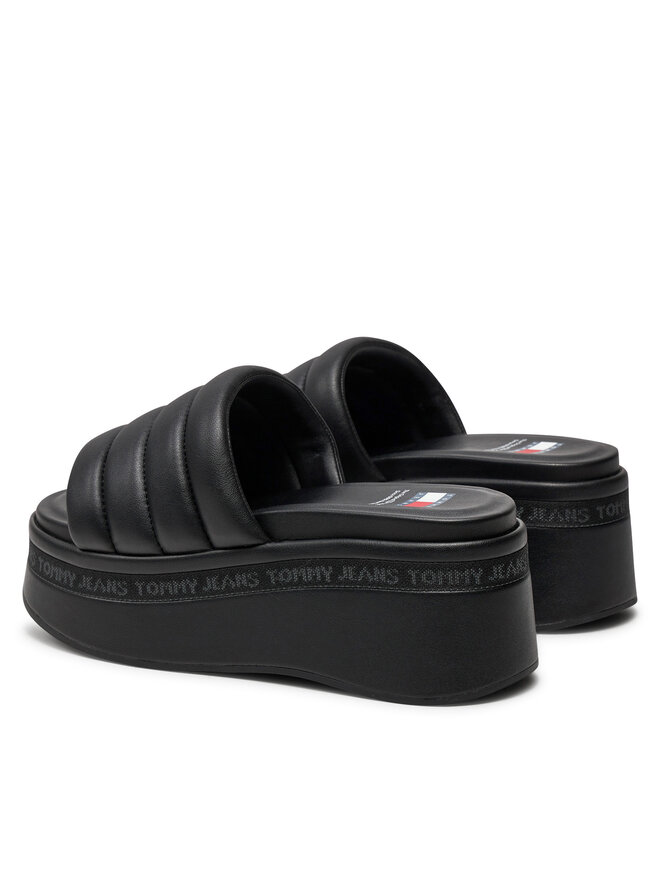 Tommy Jeans Ciabatte Tommy Jeans Tjw Wedge Sandal EN0EN02455 Nero
