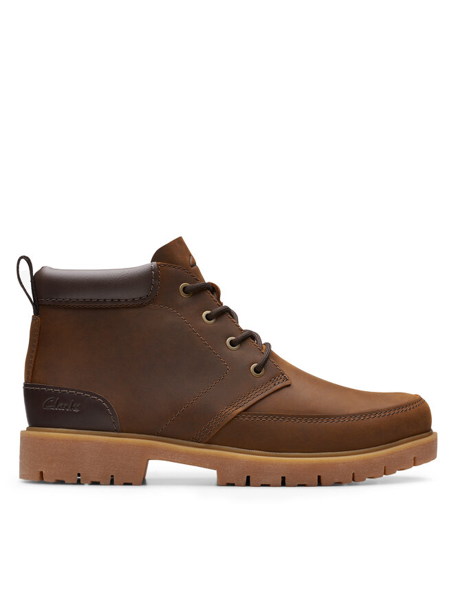 Clarks Schnürstiefeletten Clarks Rossdale Mid 26173452 Braun