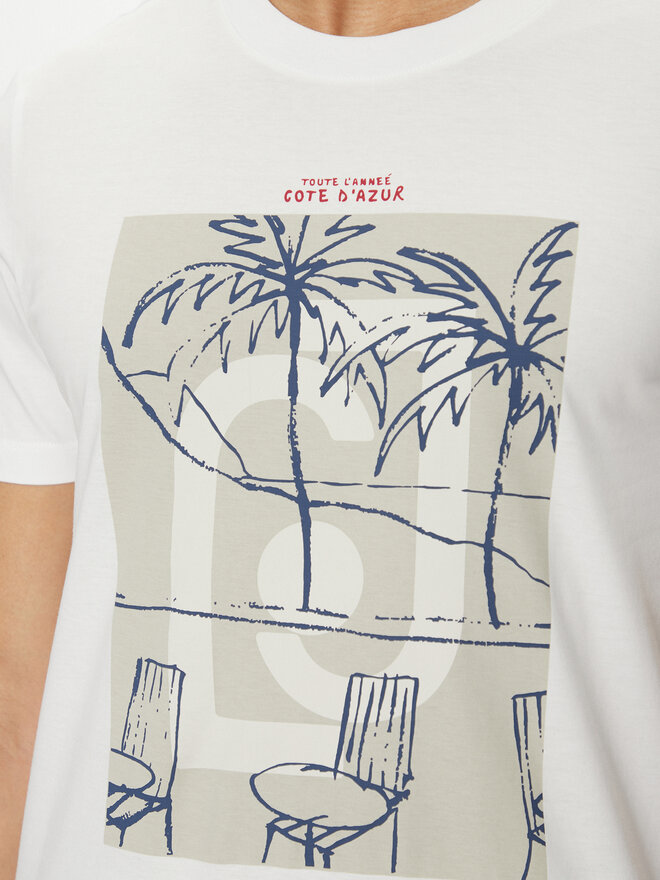 Liu Jo Liu Jo Camiseta QA5189 J4924 Blanco Regular Fit