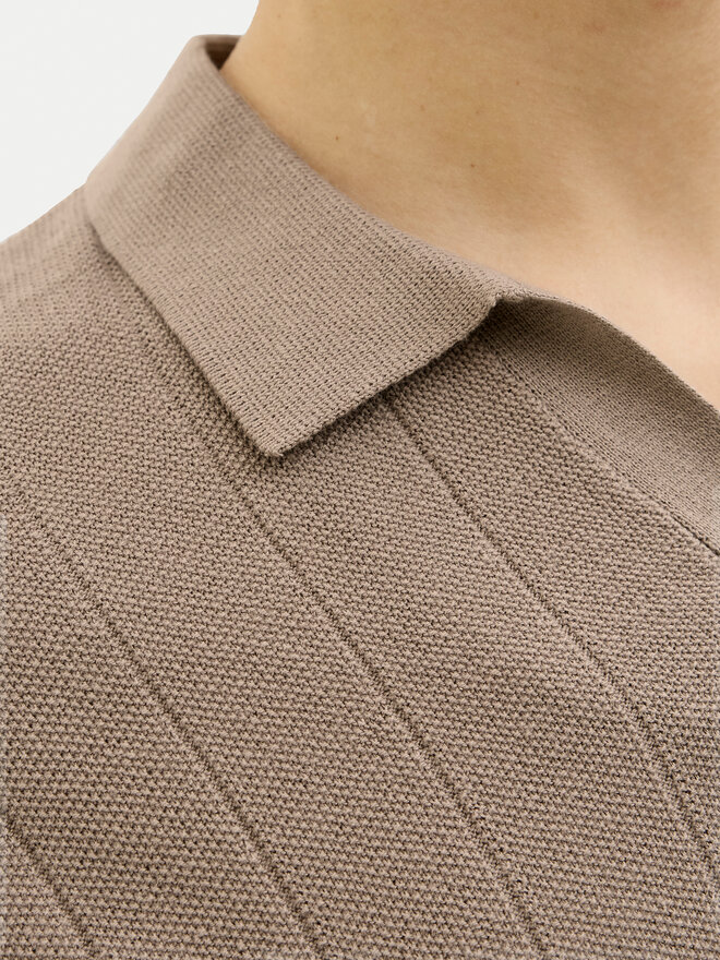 Jack & Jones Jack & Jones Poloshirt Varenna 12272578 Beige Relaxed Fit