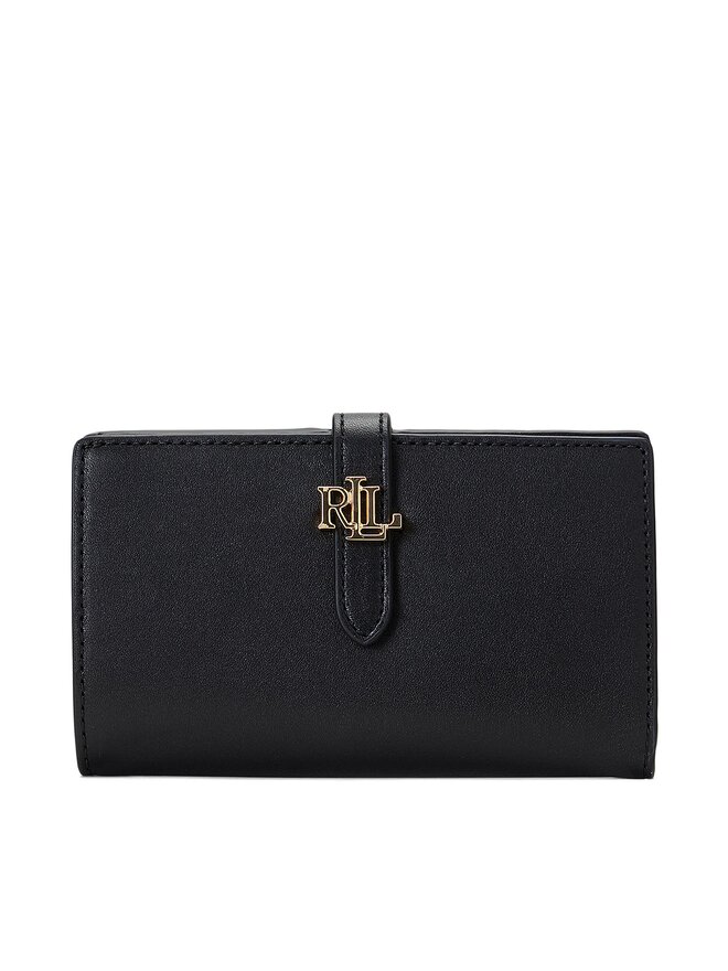 Cartera grande para mujer Lauren Ralph Lauren 432915358001 Negro zapatos.es