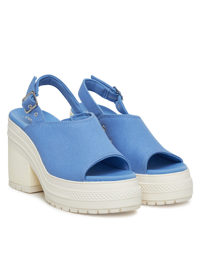 Converse Sandały Converse Chuck 70 De Luxe Heel Sandal Platform A13810C Niebieski
