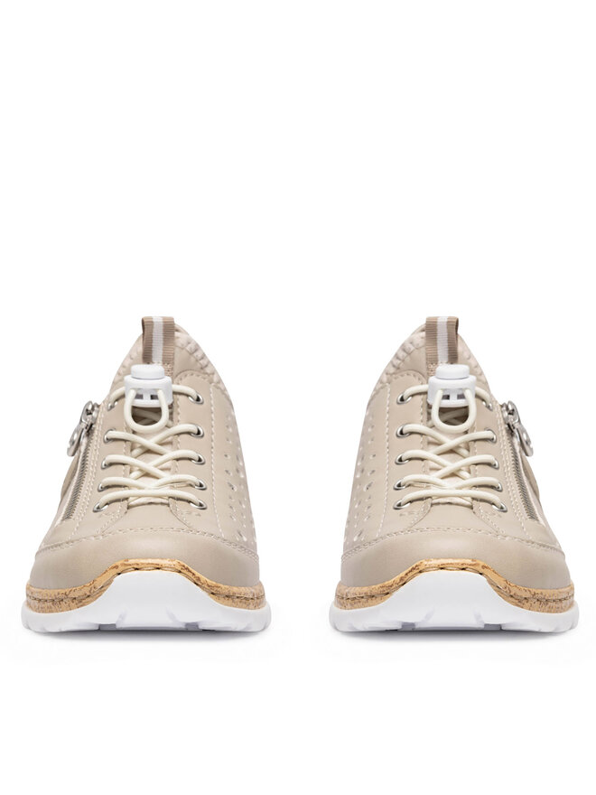 Rieker Halbschuhe Rieker N42P6-62 Beige