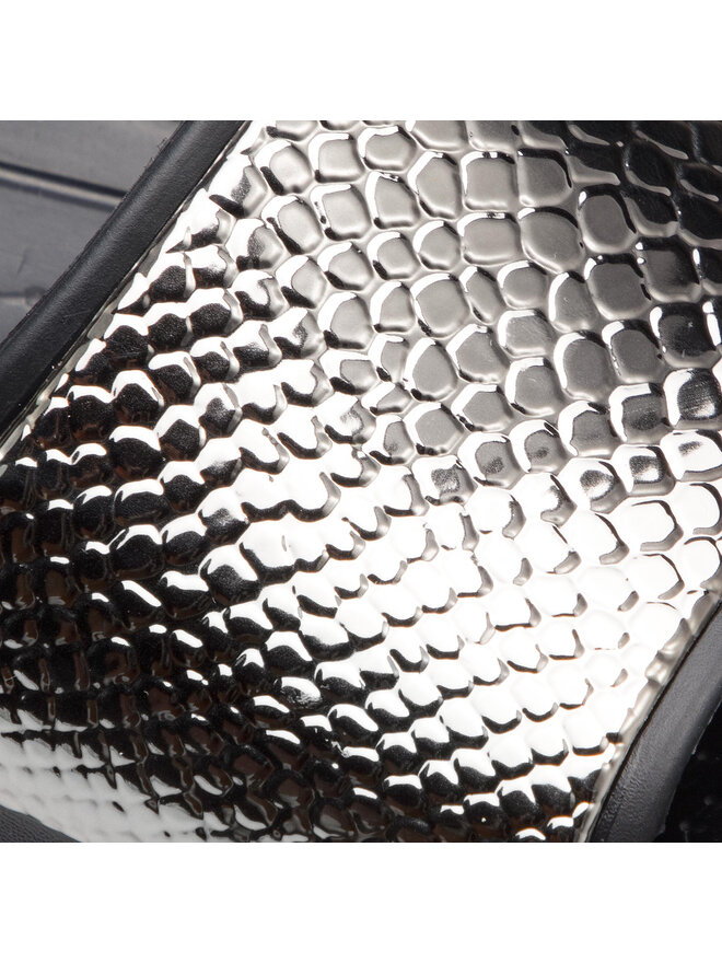 Crocs Шльопанці Crocs Sloane Metaltext Slide W 205737 Срібний