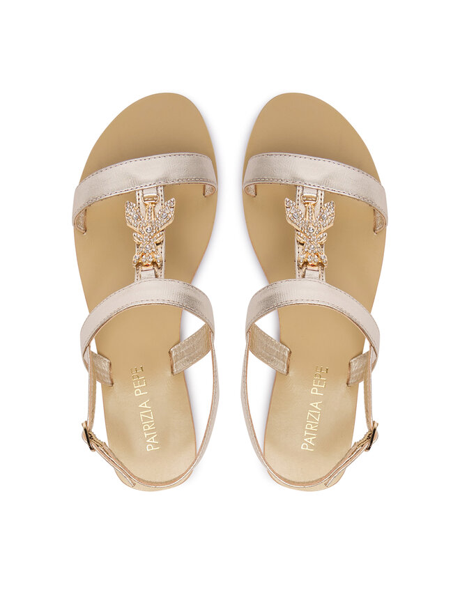 Patrizia Pepe Босоніжки Patrizia Pepe PPJ402.27 Золотий
