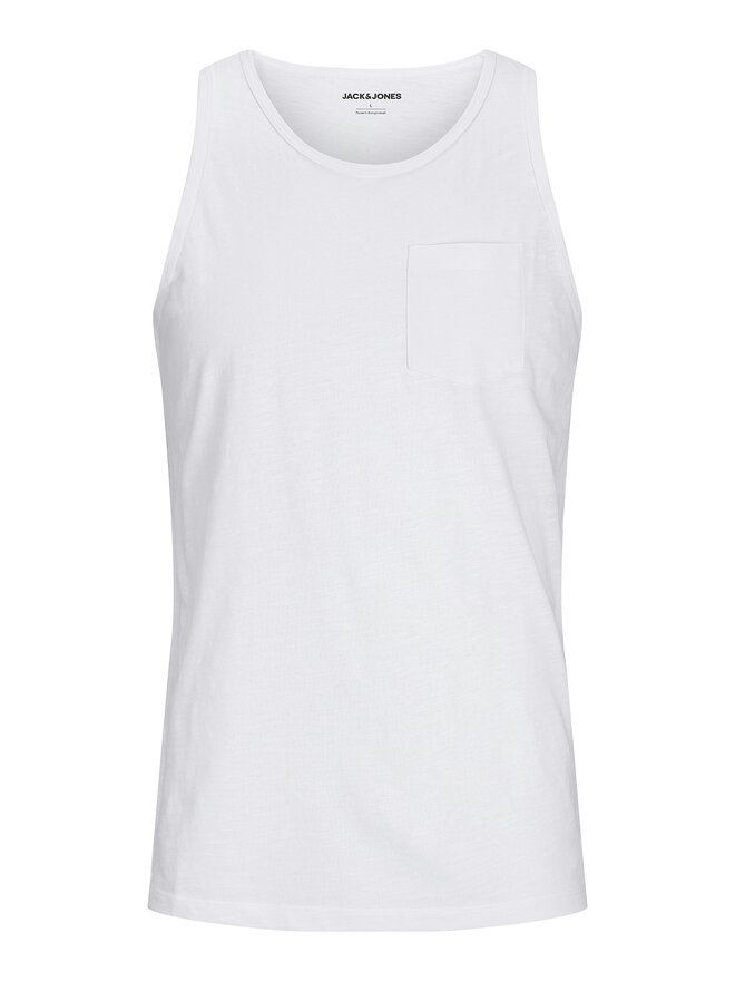 Jack&Jones Jack&Jones Tank top Jake 12270577 Λευκό Regular Fit