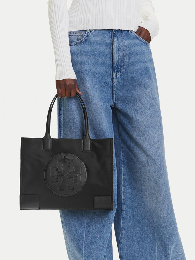 Tory Burch Táska Tory Burch Ella Small Tote 88578 Fekete