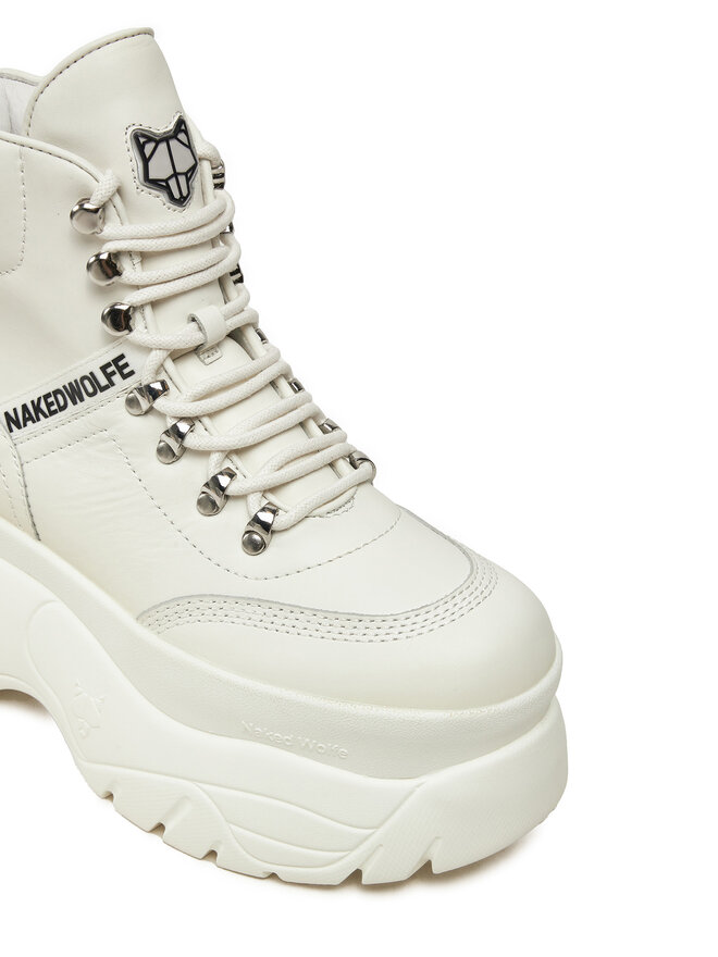 Naked Wolfe Stivaletti Naked Wolfe Spike Bianco