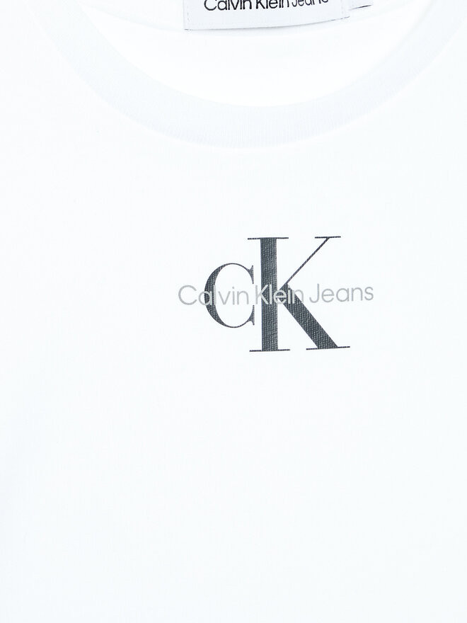 Calvin Klein Jeans Calvin Klein Jeans T-Shirt Micro Monogram IG0IG01470 Λευκό Regular Fit