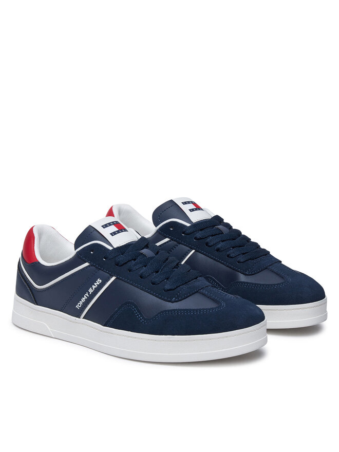 Tommy Jeans Sneakersy Tommy Jeans The Greenwich Retro EM0EM01462 Tmavomodrá
