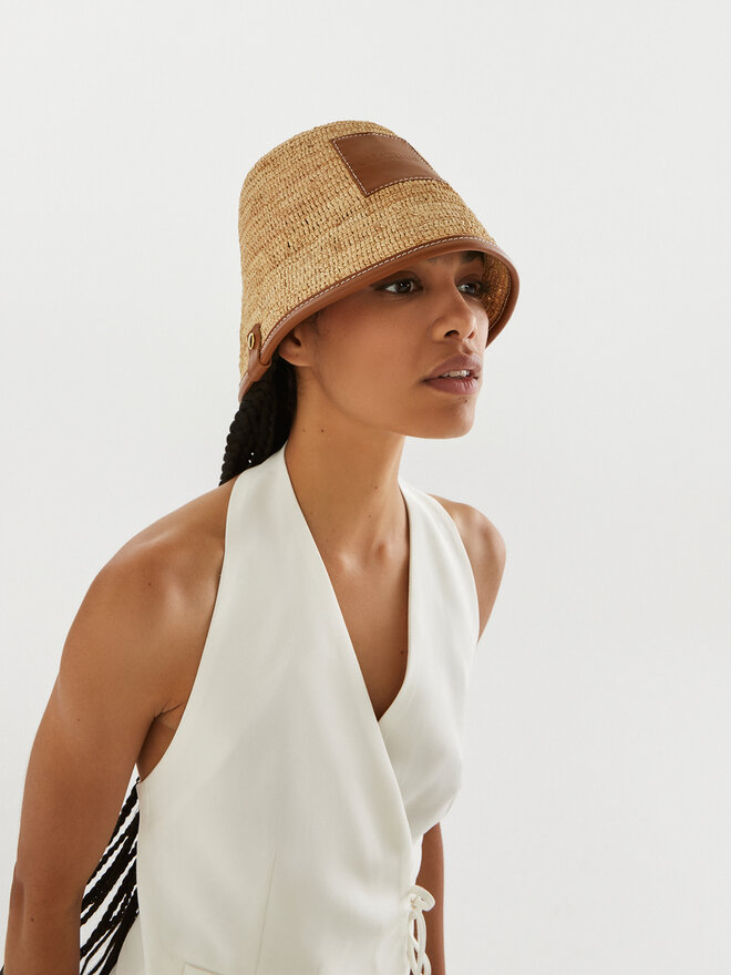 JACQUEMUS Kapelusz JACQUEMUS Cappello 245AC642 Beżowy