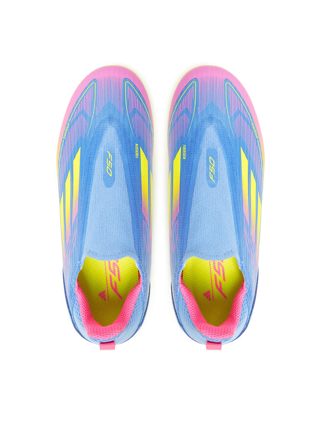 adidas Взуття для футболу adidas F50 League Laceless Firm/Multi-Ground IE3742 Cиній