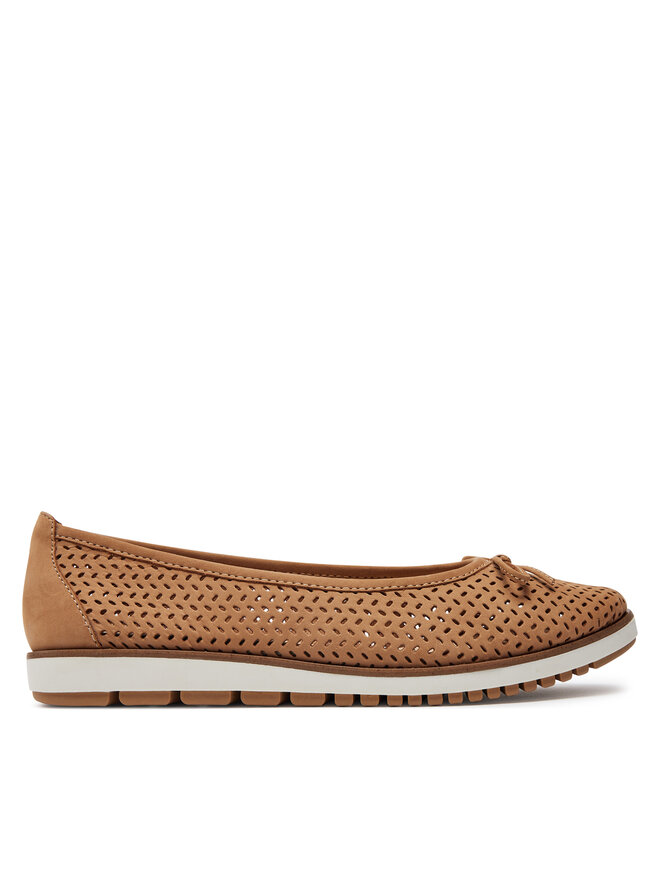 Tamaris Baleriny Tamaris 1-22121-42 Brązowy