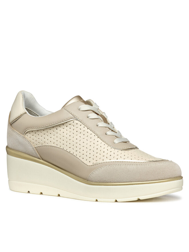 Geox Snīkeri Geox D Ilde D55RAB 05422 C5AH6 Bēšs