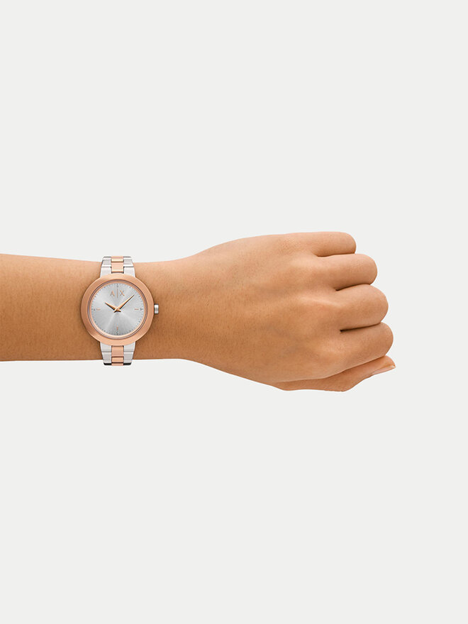 Armani Exchange Pulkstenis Armani Exchange Jackie AX5172 Sudraba