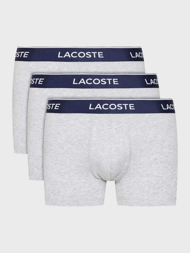Lacoste Lacoste Набір з 3 пар боксерів 5H3389 Сірий