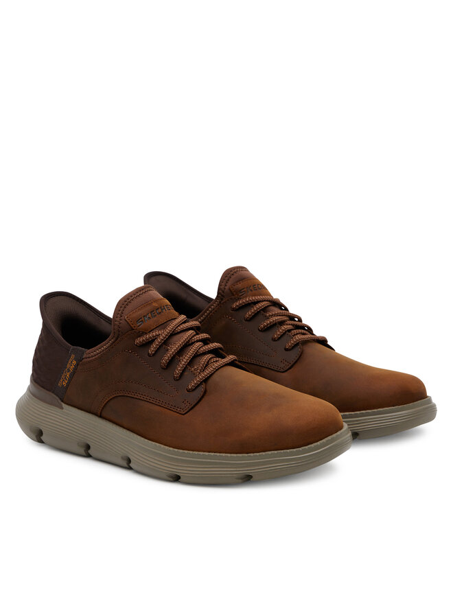 Skechers Pusbačiai Skechers Garza - Gervin 205046/CDB Ruda