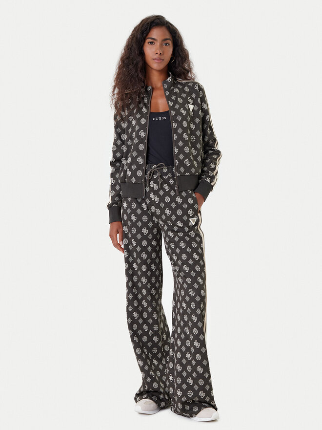 Guess Guess Džemperis V5YQ07 K0282 Žalia Regular Fit