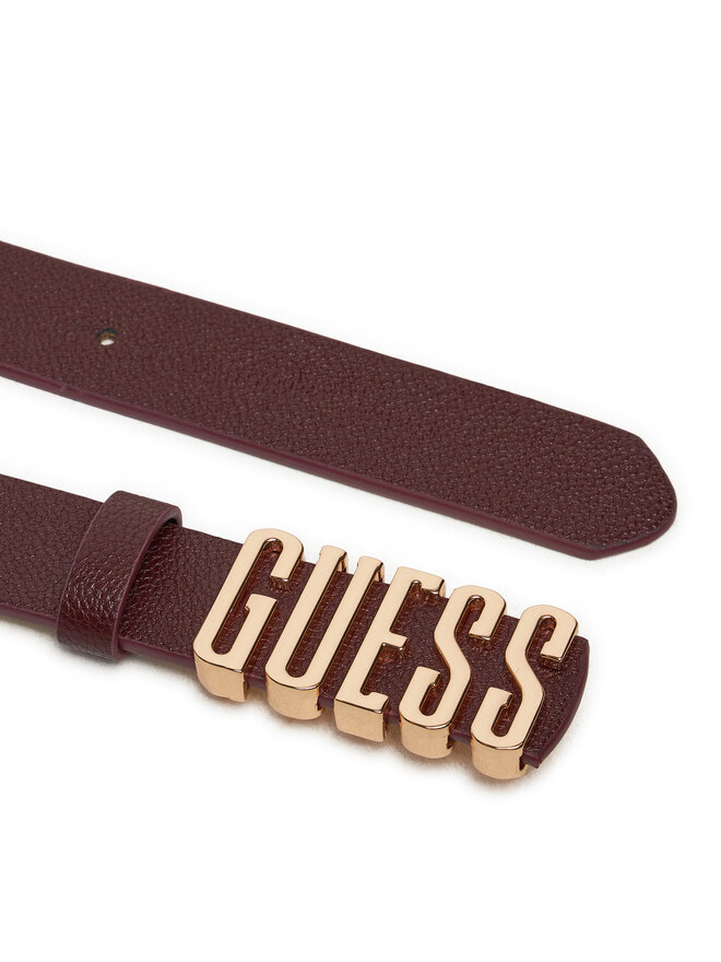 Guess Cinturón para mujer Guess BW9114 P4225 Guinda/burdeos