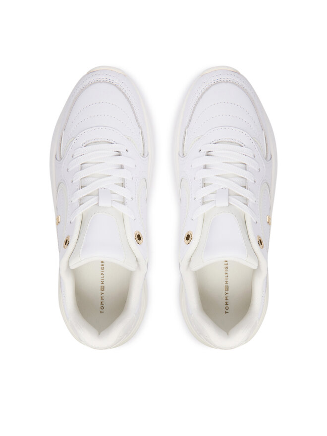 Tommy Hilfiger Sneakers Tommy Hilfiger Th Chic Runner Sneaker FW0FW09414 Weiß