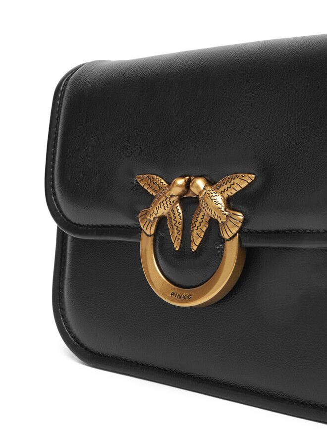 PINKO Kabelka PINKO Love Box Bag Fl Mini PE 25 PLTT 104297 A26J Černá