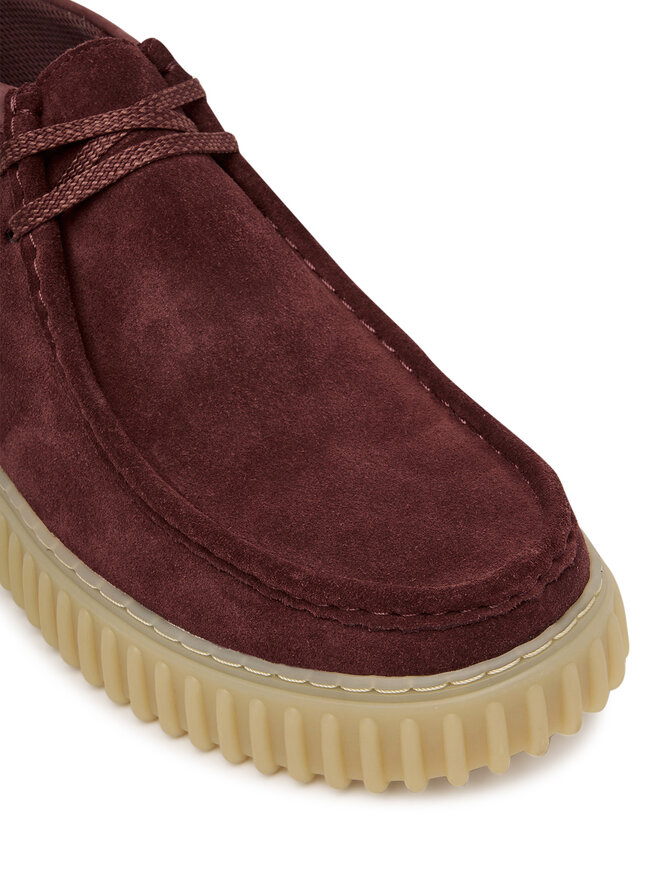 Clarks Черевики Clarks Torhill Hi 26183423 Бордовий