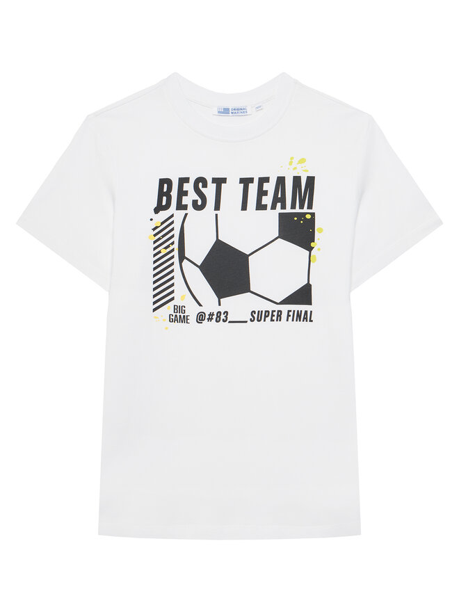 Original Marines Original Marines Camiseta DFP4341YM Blanco Regular Fit