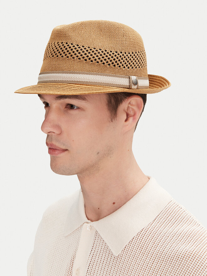 Barbour Kapelusz Barbour Craster Trilby MHA0789TA71 Brązowy